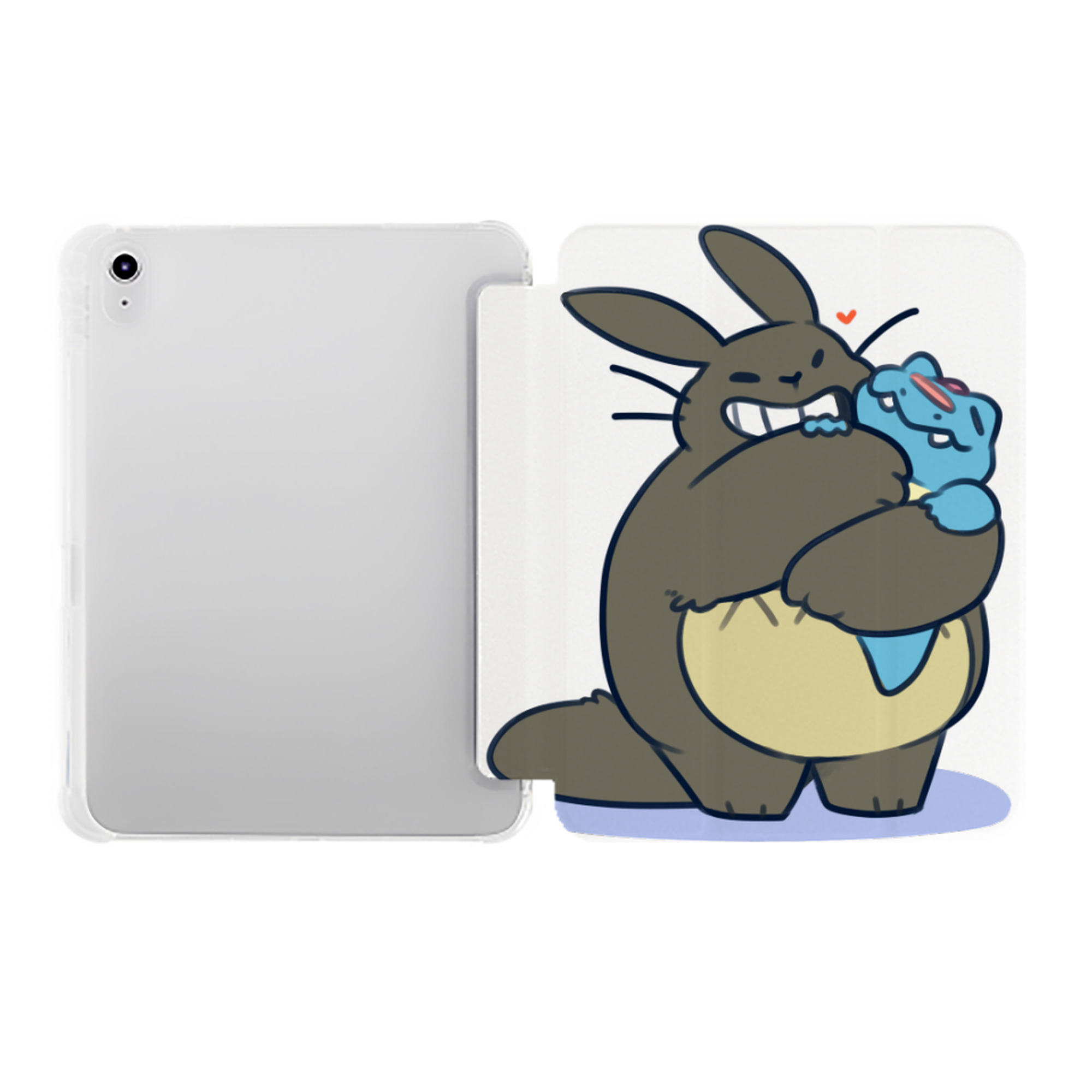 （画像用） となりのトトロ 草壁メイ 草壁サツキ My Neighbor Totoro Satsuki Kusakabe Mei Kusakabe IPad ケース ペン収納付き 三つ折りスタンド PUレザー×シリコン 対応機種9.5/10.5/10.9インチ